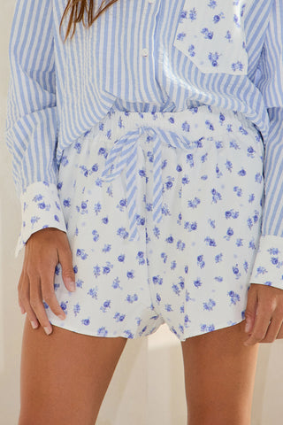 Floral Whimsical Shirt + Shorts Set