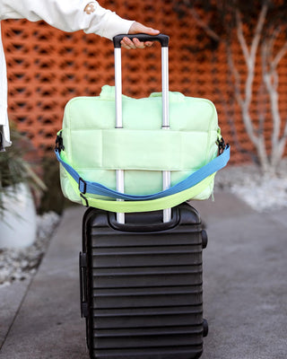 Puffer Quilted Duffle - Electric Lime