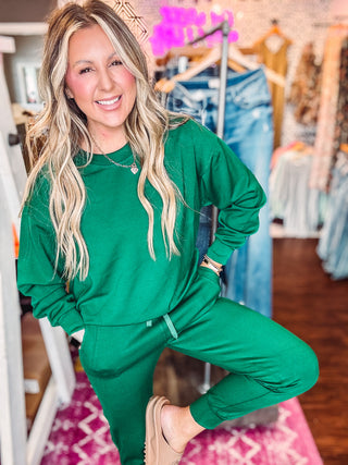 Sporty Chic Scuba Set -Kelly Green