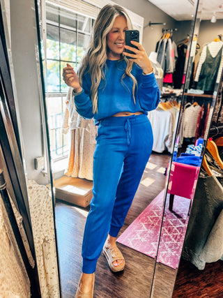 Sporty Chic Scuba Set -Royal Blue