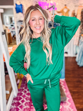 Sporty Chic Scuba Set -Kelly Green