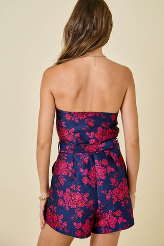 Turning Heads Chic Floral Romper