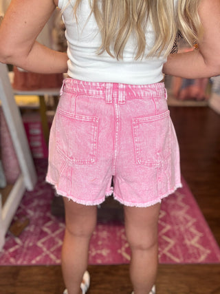 Bubblegum Babe Denim Shorts