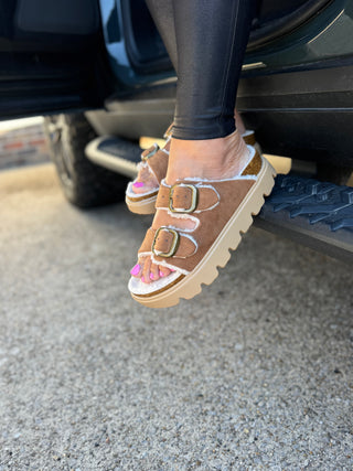 Corky’s Hearsay - Tobacco Faux Suede