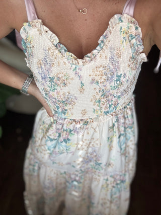 Blush Garden Maxi Dress