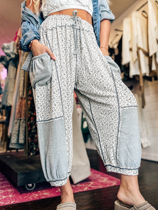 Folklore Lounge Pants Grey Multi