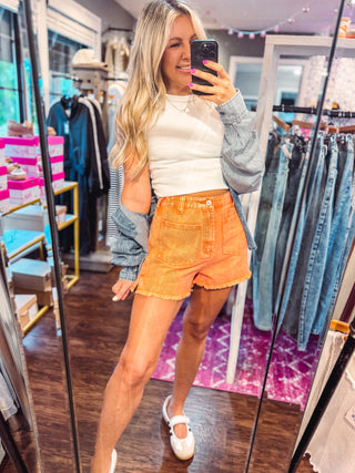 Sorbet Sunset Denim Shorts