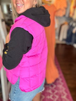 Keep The Chill Away Lightweight Puffer Vest