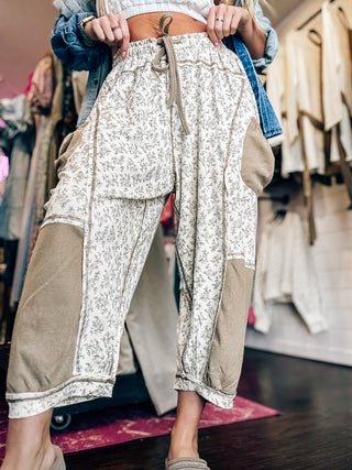 Folklore Lounge Pants Caramel Multi