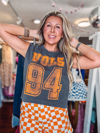 Tennessee Vols Player Charcoal Tank