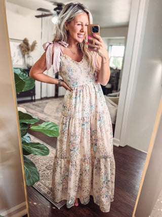Blush Garden Maxi Dress