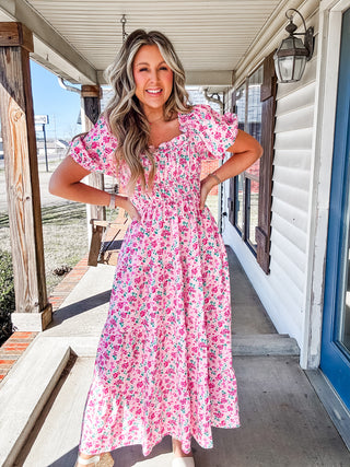 Pink Of The Party Rose Maxi Dress