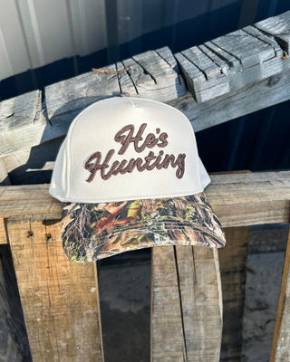 PREORDER He’s Hunting Camo Cap