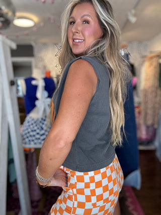 Tennessee Vols Player Charcoal Tank