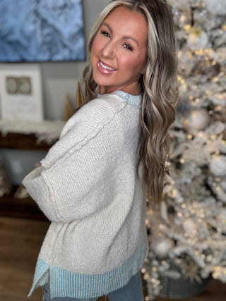 Sequin Bear Nutcracker Sweater Top