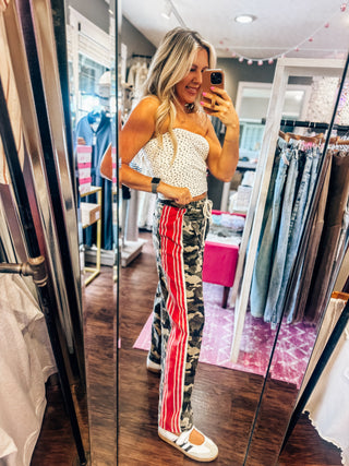 Off-Duty Camo Stripe Lounge Pants
