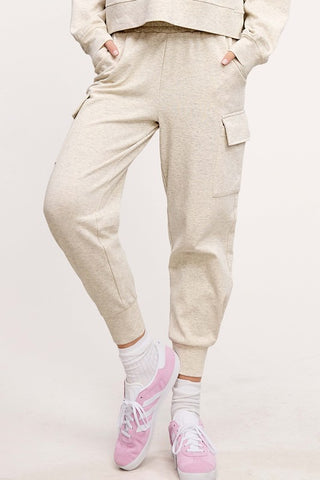 Lounging Around Jogger Set Oatmeal