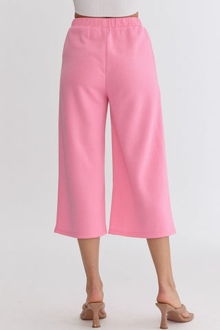 Bubblegum Textured Pants