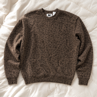 PREORDER Leopard Cursive Game Day Sweatshirt *LEOPARD (S-3X)