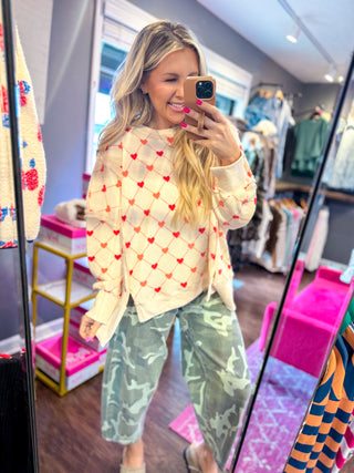 Nothing But Love Oversized Waffle Knit Top