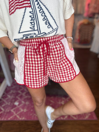 Picnic Date Gingham Shorts