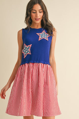 Stars & Stripes Sweetheart Dress