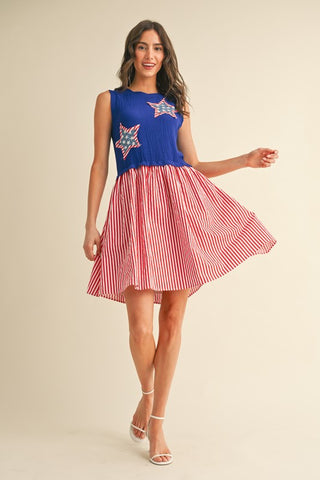 Stars & Stripes Sweetheart Dress