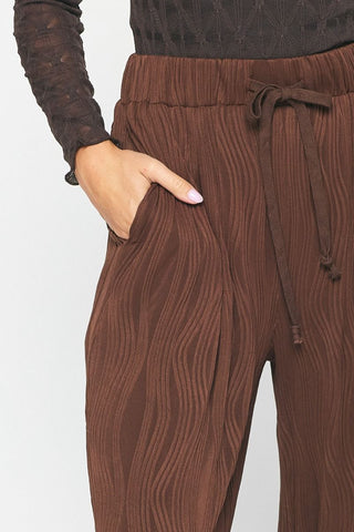 Timelessly Chic Chocolate Brown Textured Set