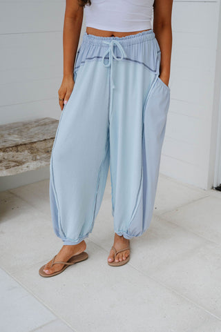 POL Relaxed Sky Blue Pants