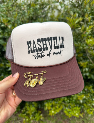 PREORDER Nashville Tan/ Brown Trucker