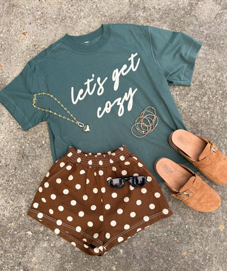 PREORDER Let's Get Cozy Boxy Tee