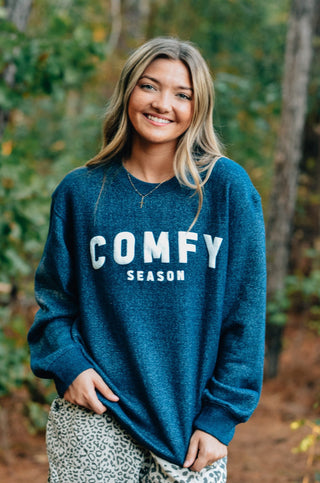 PREORDER Comfy Season Knit Sweatshirt
