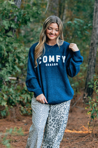 PREORDER Comfy Season Knit Sweatshirt