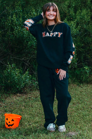 PREORDER Happy Halloween Black Sweatshirt