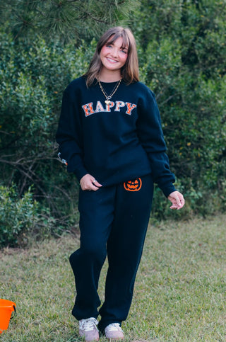 PREORDER Happy Halloween Black Sweatshirt
