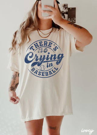 No Crying in Baseball Tee *11 Colors (S-3X)