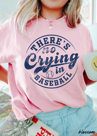 No Crying in Baseball Tee *11 Colors (S-3X)