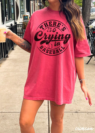 No Crying in Baseball Tee *11 Colors (S-3X)