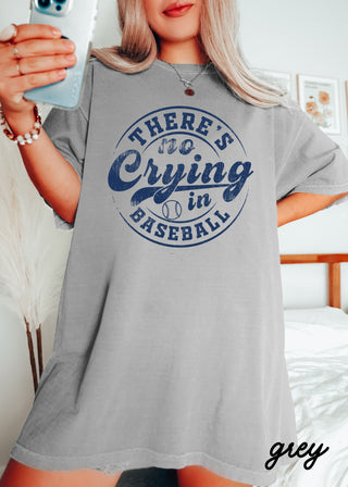 No Crying in Baseball Tee *11 Colors (S-3X)
