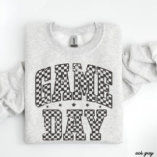 Game Day Checkered Sweatshirt *6 Colors (S-3X)