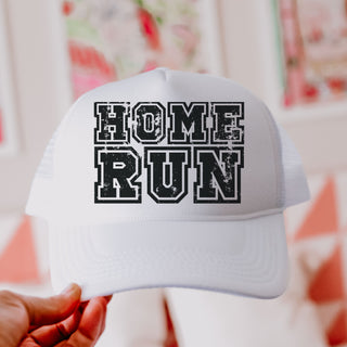 Checkered Home Run Trucker Hat *5 Colors