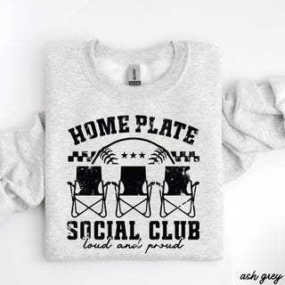 Home Plate Social Club Sweatshirt *9 Colors (S-3X)