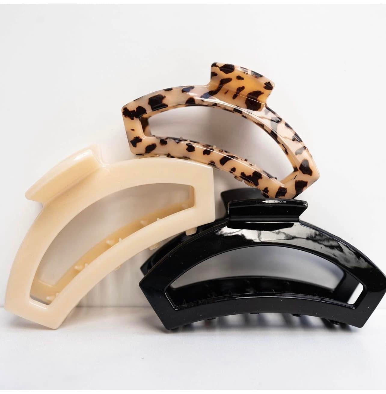 TELETIES Open Clip Almond Beige