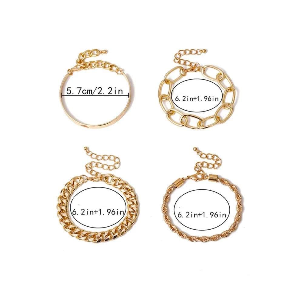 Chain Bracelet Stacks