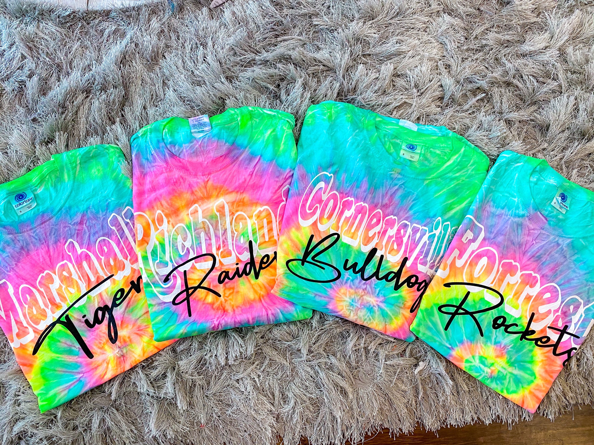 Custom School Spirit Tie Dye