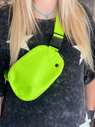 The Everyday Neon Green Belt Bag